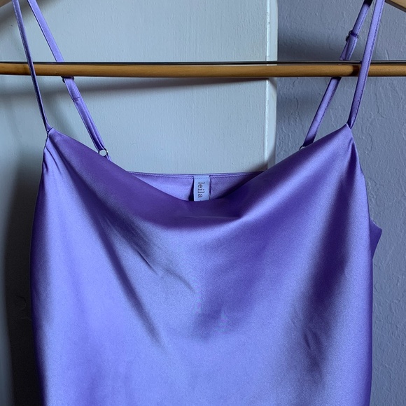 NEW PURPLE SILK TOP!! - Picture 2 of 4